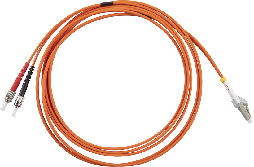 Optic. patch kabel duplex LC-ST 0,5m 50µ