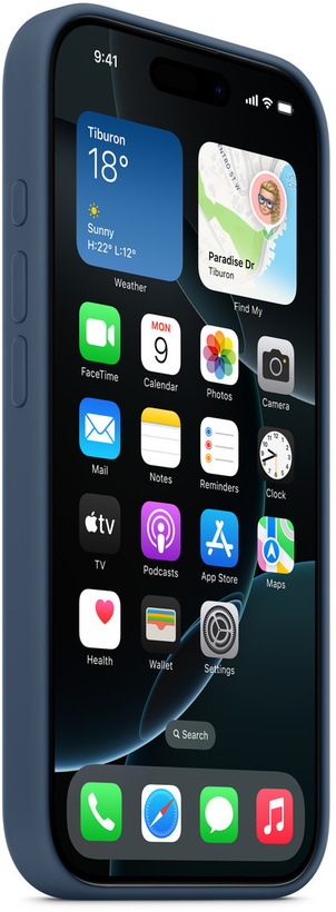 Funda silicona Apple iPhone 16 Pro vaqu.