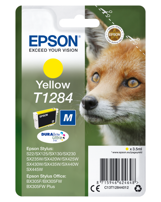 Encre Epson T1284 M, jaune