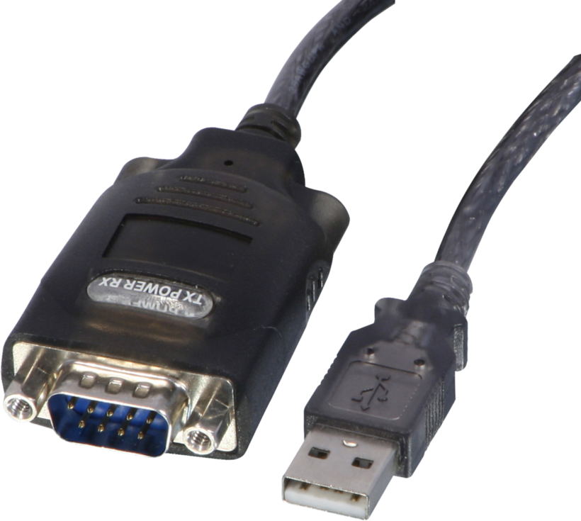 Adapter DB9St (RS232)-USB Typ A St 1,1 m