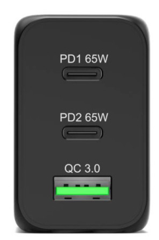 Nabíječka Port 65W 2x USB C / USB A GaN