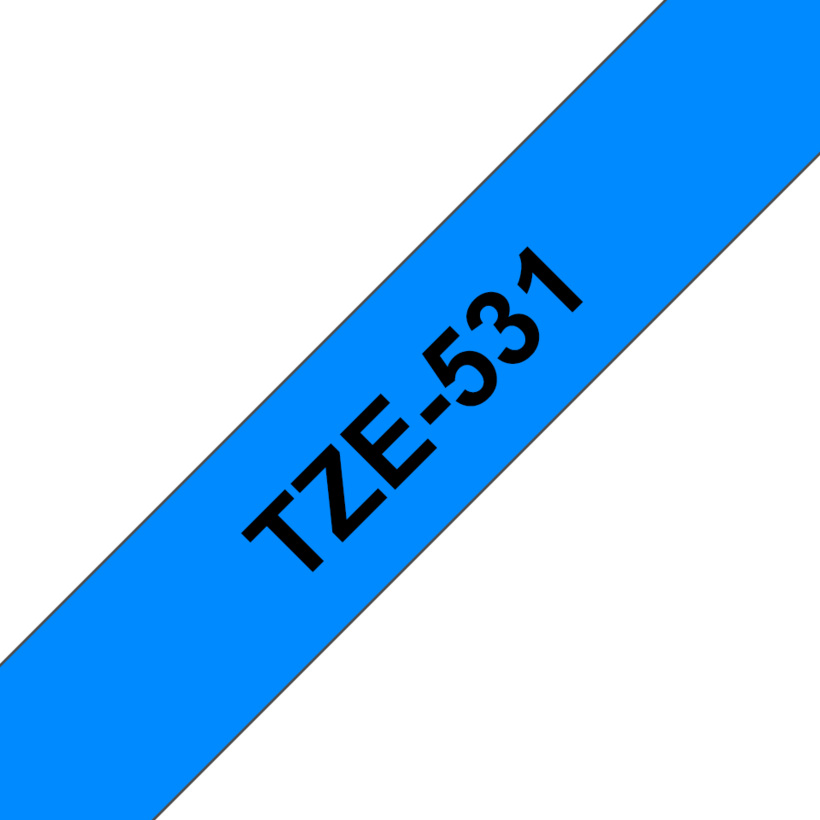 Ruban encr. Brother TZe-531 12mmx8m bleu