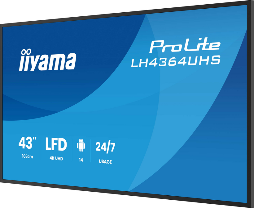 Écran iiyama ProLite LH4364UHS-B1AG