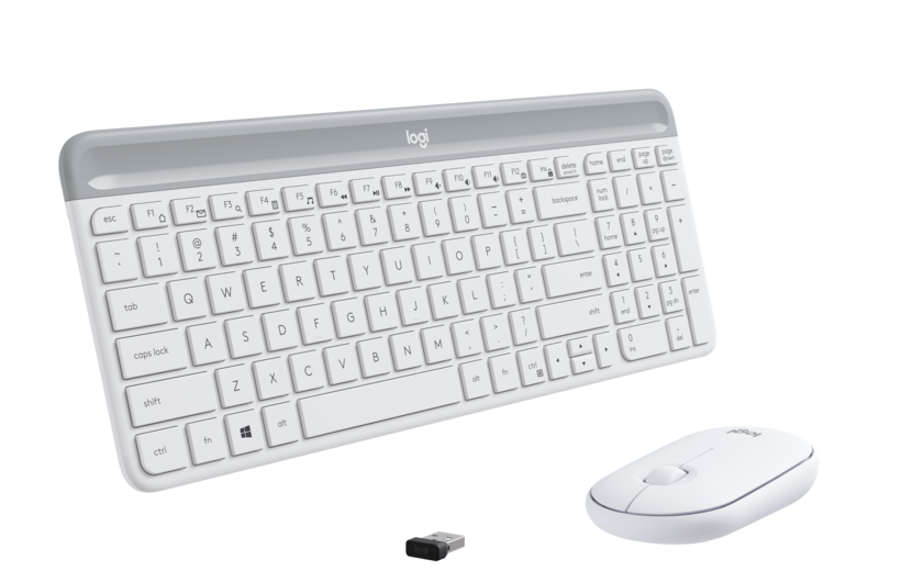 Logitech MK470 Wireless Combo weiß