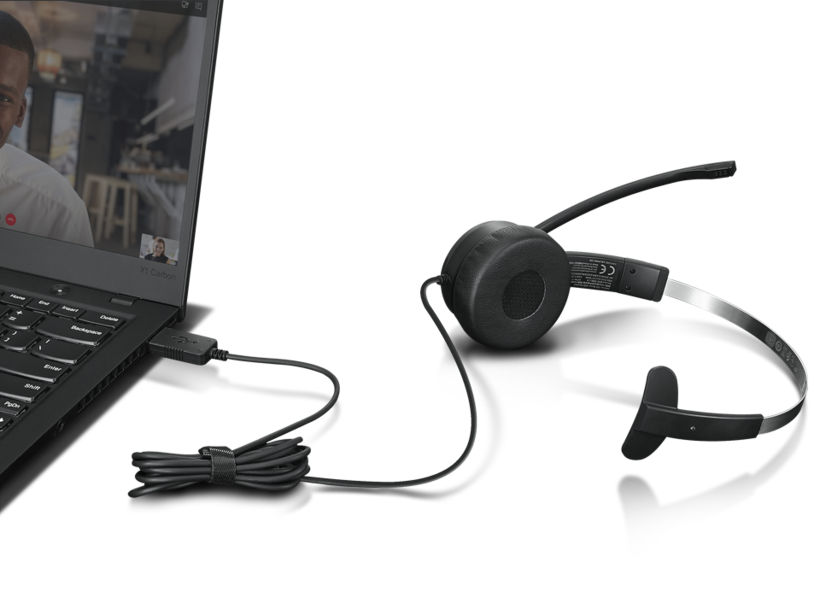 Auricular Lenovo 100 Mono USB