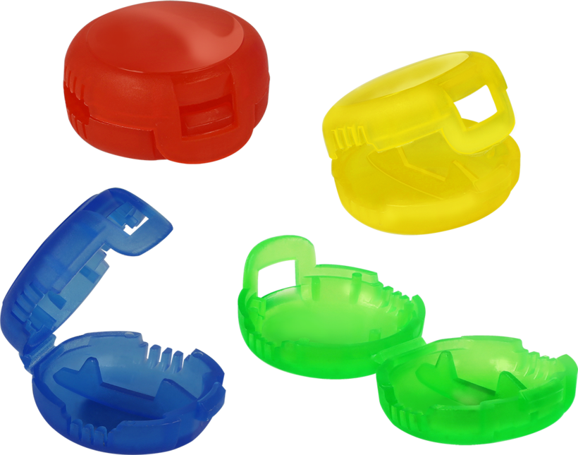 Cable Marker Clips Assorted Colours 4x