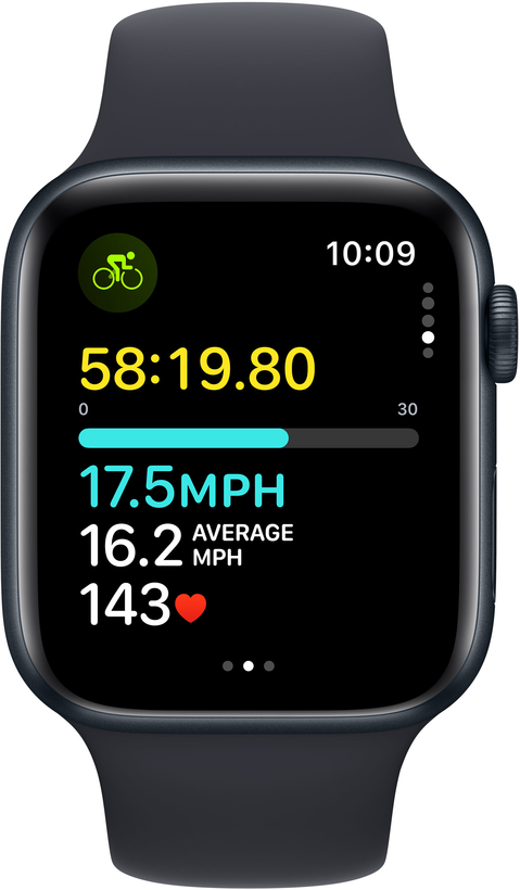 Apple Watch SE 2023 GPS 44mm alu, minuit