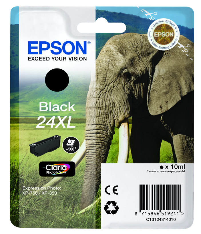 Tinteiro Epson 24XL preto