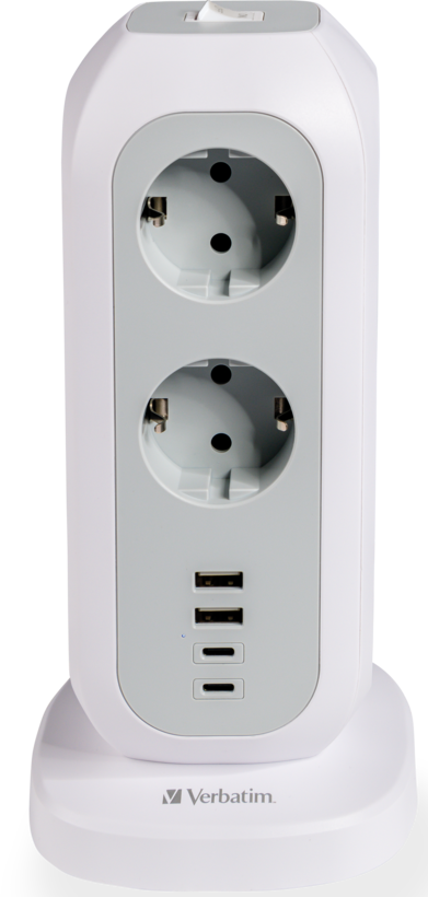 Power Tower 11x AC + 4x USB 2m