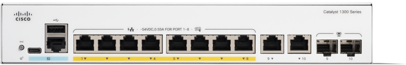 Przełącznik Cisco Catalyst C1300-8P-E-2G