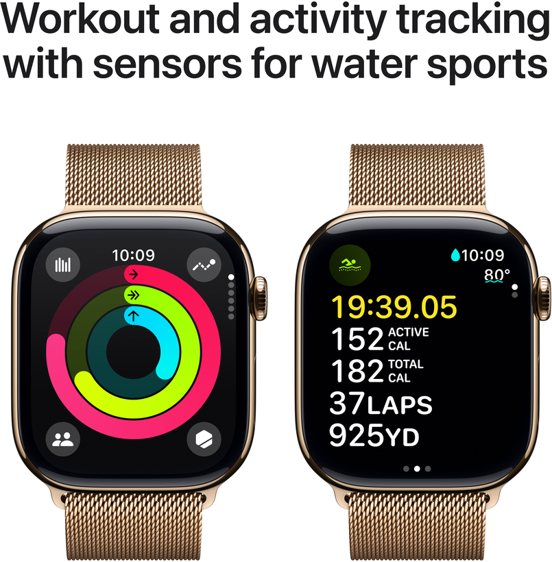 Apple Watch S10 LTE 46mm Titanium gold