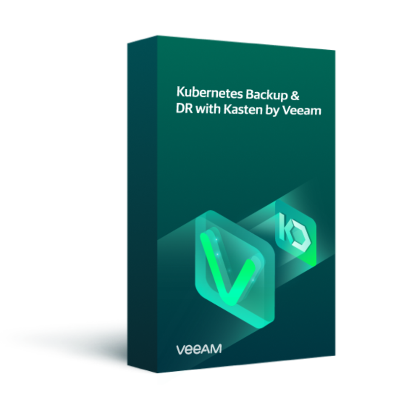 Kubernetes Backup and DR with Kasten by Veeam. Kasten K10 Enterprise Platform. 1 Year Subscription Upfront Billing & Kasten Basic Support.