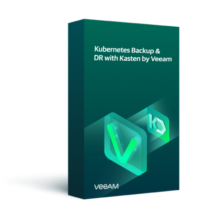 Kubernetes Backup and DR with Kasten by Veeam. Kasten K10 Enterprise Platform. 5 Years Subscription Upfront Billing & Kasten Basic Support.