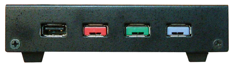 LINDY USB-A Port Blocker 4x/1x Key