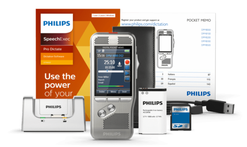 Philips DPM 8200 SE Pro Voice Record. 2Y