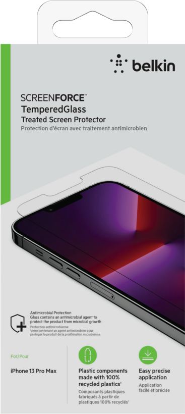 Vidro protecção Belkin iPhone 13 Pro Max