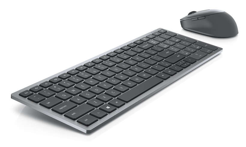Set tastiera e mouse Dell KM7120W grigio