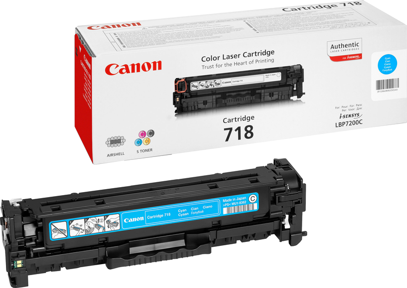 Canon 718 Toner, Cyan