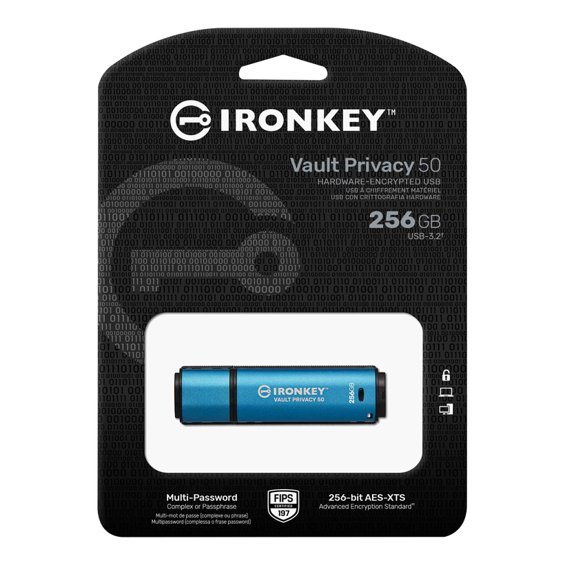 USB stick Kingston IronKey VP50 256GB