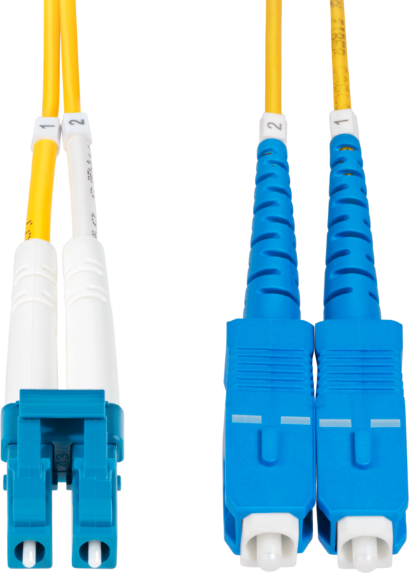 FO Duplex Patch Cable LC-SC 9/125µ 1m