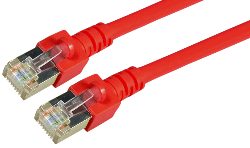 Patch Cable RJ45 SF/UTP Cat5e 5m Red