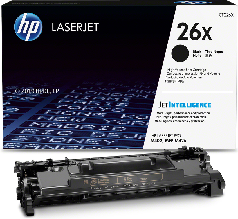 Toner HP 26X, noir