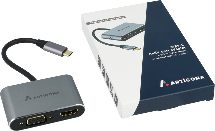 Adaptateur USB 3.0 C/m - HDMI/VGA/USB