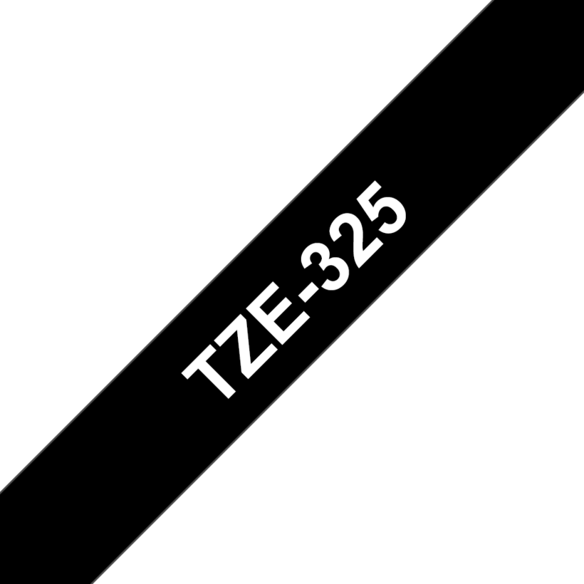 Brother TZe-325 9mmx8m Label Tape Black
