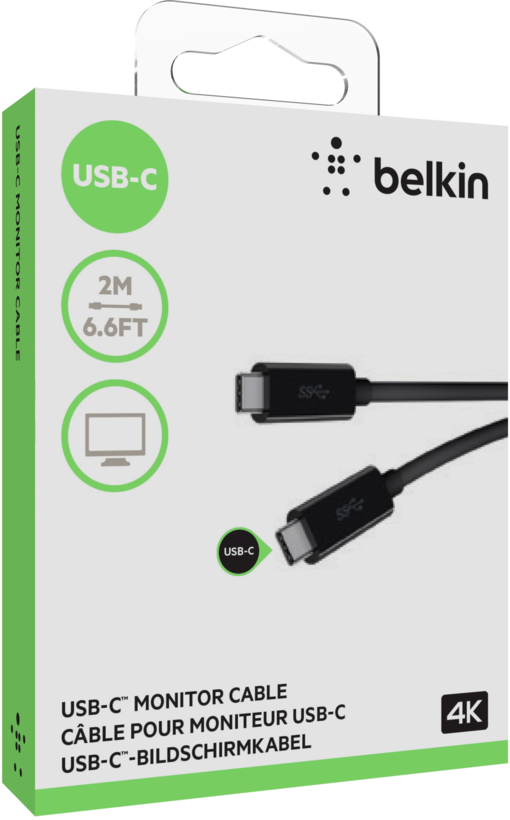 Cabo Belkin USB tipo C 2 m
