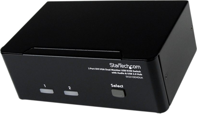 Switch KVM StarTech DVI/VGA DualHead 2P