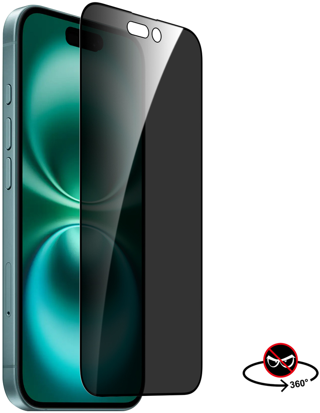ARTICONA iPhone16Plus 4W Blickschutzglas