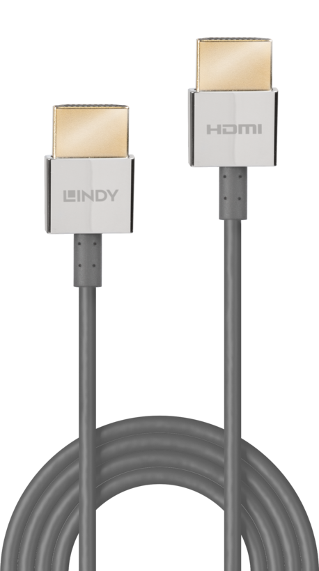 LINDY HDMI Kabel Slim 0,5 m