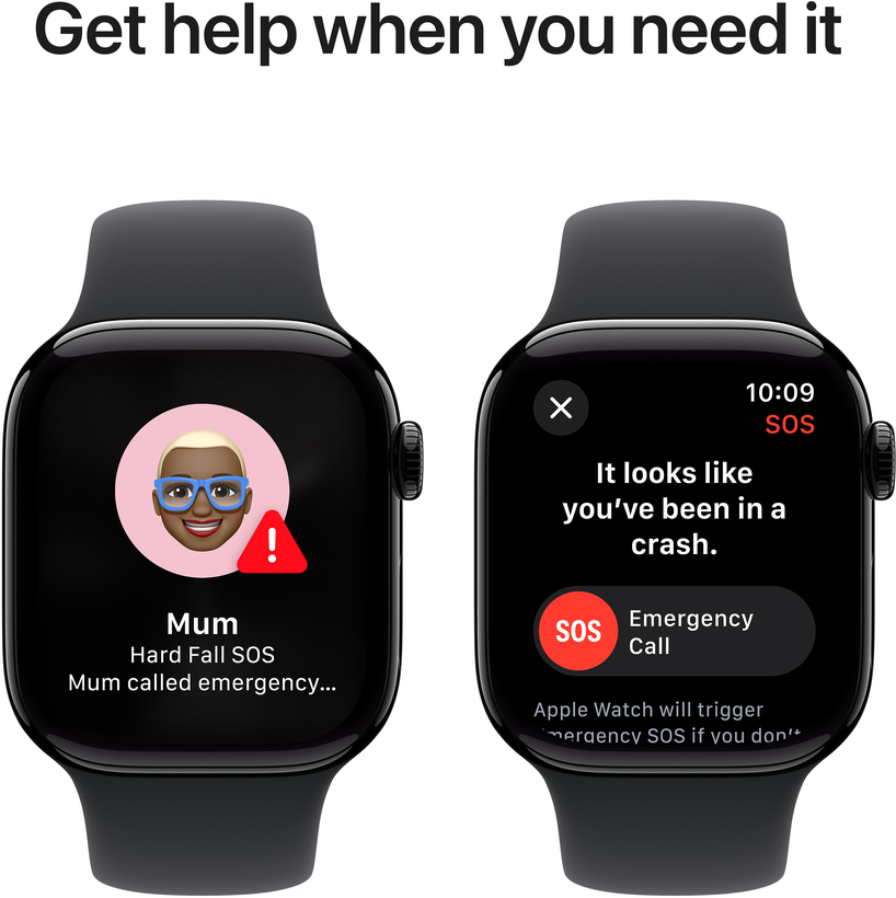 Apple Watch S10 GPS 42mm Alu noir