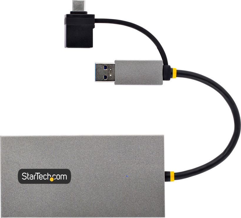 Adapter USB-A+C/m - 2x HDMI/f