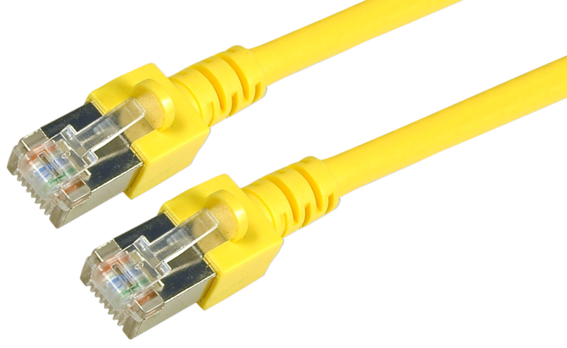 Patch Cable RJ45 SF/UTP Cat5e 5m Yellow
