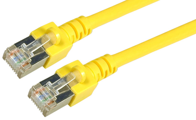 Kabel siec.RJ45 SF/UTP Cat5e 5 m, żółty