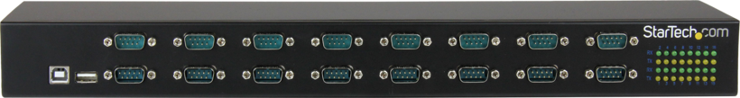 Adattatore 16x DB9Ma (RS232) - USB-B Fe