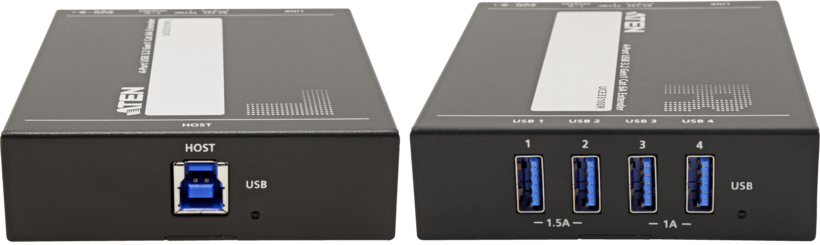 Extension ATEN USB 3.0 Cat6a 100 m+ hub