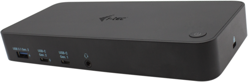 i-tec USB-C/A - 2xDisplayPort+HDMI Dock