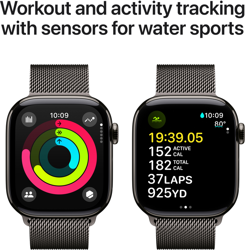 Apple Watch S10 LTE 42mm Slate Titanium