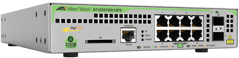 Allied Telesis AT-GS970M/10PS PoE Switch
