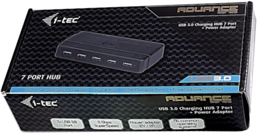 i-tec Charging USB Hub 3.0 7-port