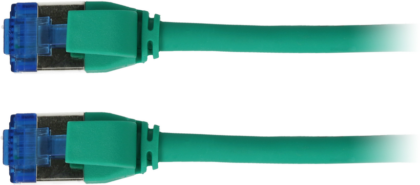Cavo patch S/FTP RJ-45 Cat6a 0,25 m verd
