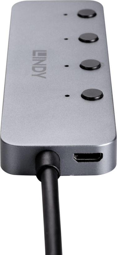 LINDY USB Hub 3.0 4-Port + Schalter