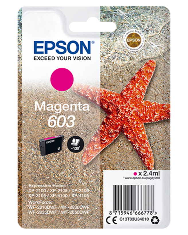 Tinta Epson 603 magenta