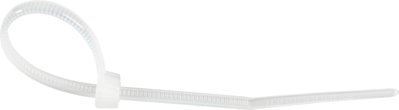 Łącznik kabli100x2mm(L+B) 1000szt. biały