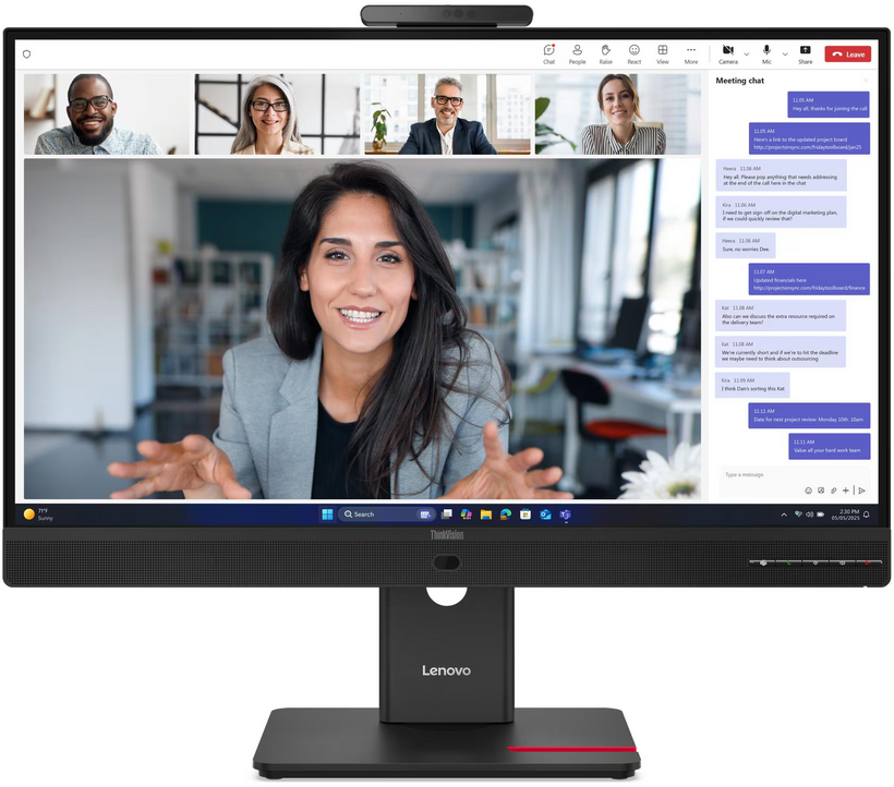 Écran Lenovo ThinkVision T27QD-4v