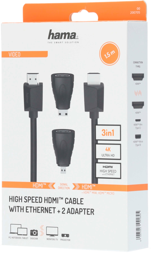 Hama HDMI Kabel 1,5 m