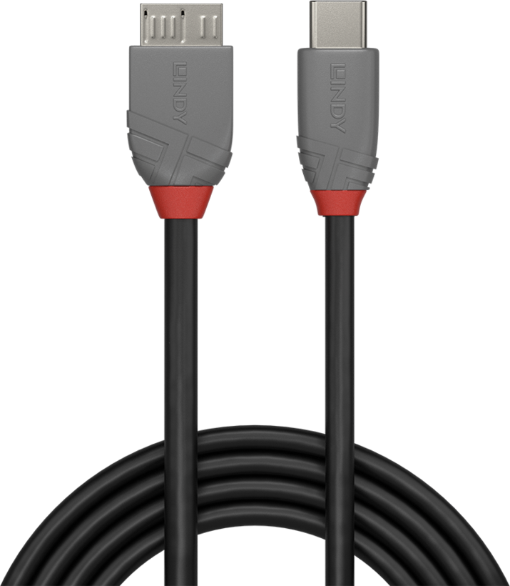 LINDY USB-C to Micro-B Cable 2m
