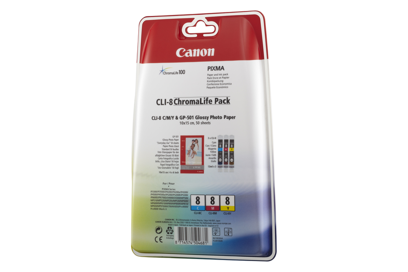 Canon CLI-8 Colour Multipack (C/M/Y)